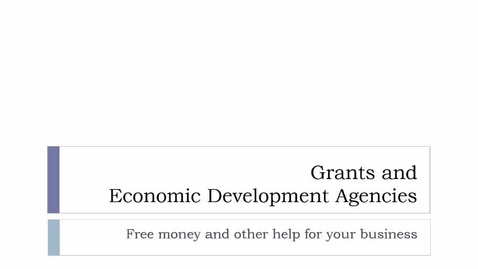 Thumbnail for B475_L09_Grants_Economic_Development_Groups