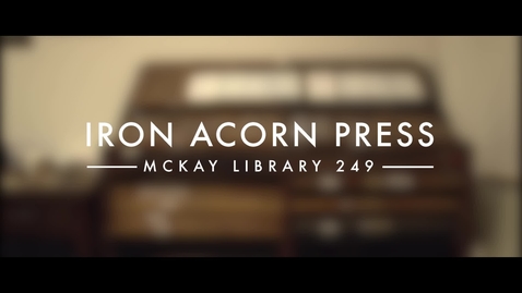Thumbnail for Iron Acorn Press