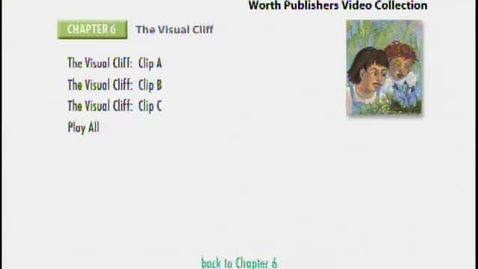 Thumbnail for CHILD 210 The Visual Cliff