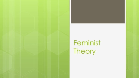 Thumbnail for Feminist Theory