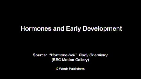 Thumbnail for CHILD 210 Hormones and Early Development, Part 1
