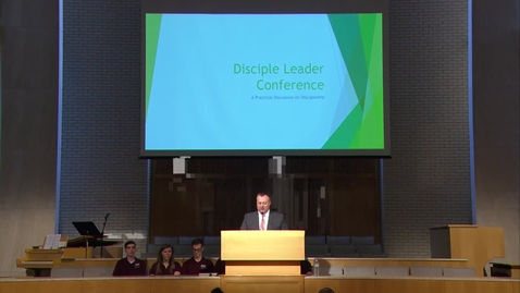Thumbnail for Disciple Leader Conference Fall 2018 - Kyle Martin