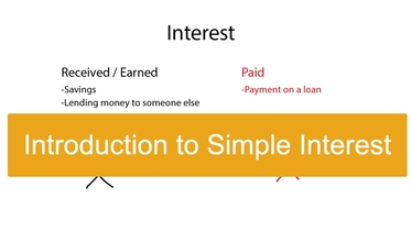 Perform Calculations For Simple Interest