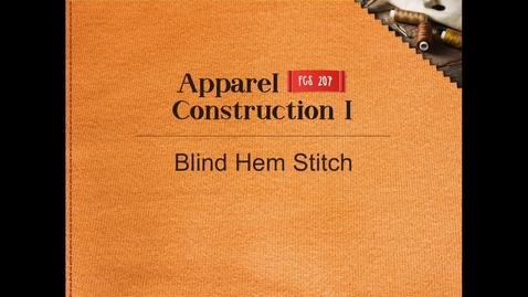 Thumbnail for FCS207_BlindHemStitch