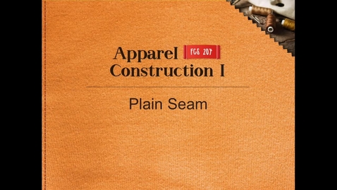 Thumbnail for FCS207_PlainSeam