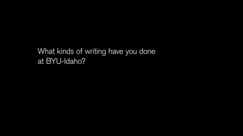 Thumbnail for Mackenzie Esmond: BYU-Idaho Student Learning Outcomes Project.