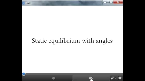 Thumbnail for Static Equilibrium with Angles