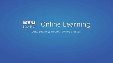 Taking Online Classes Byu Idaho