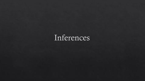 Thumbnail for Inferences