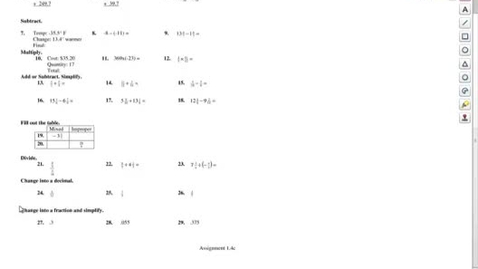 Thumbnail for Exercise 1.4 C 27-29