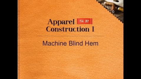 Thumbnail for FCS207_MachineBlindHem