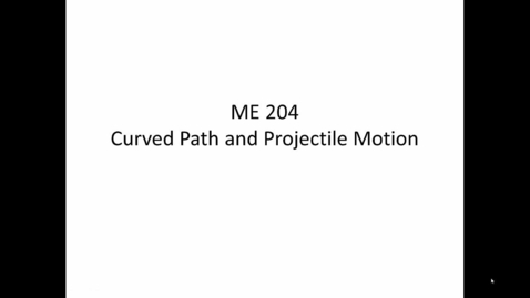 Thumbnail for Curved Path And Projectile Motion