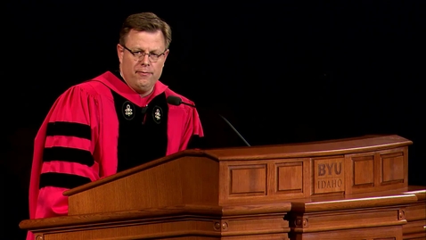 Thumbnail for entry Convocation President Clark Gilbert Fall 2016