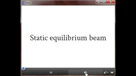 Thumbnail for Static Equilibrium Flat Beam