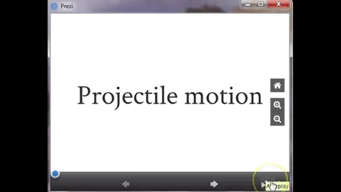 Thumbnail for Projectile Motion Tutorial