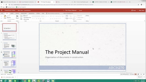 Thumbnail for entry ARCH 270 Project Manual