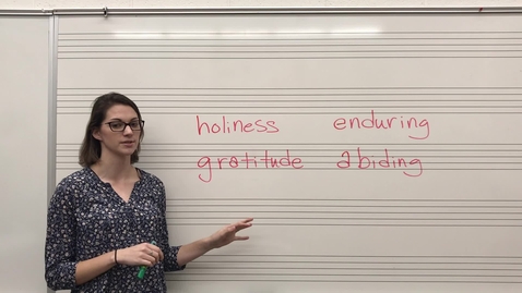 Thumbnail for MUSIC 130 Three-Syllable Words