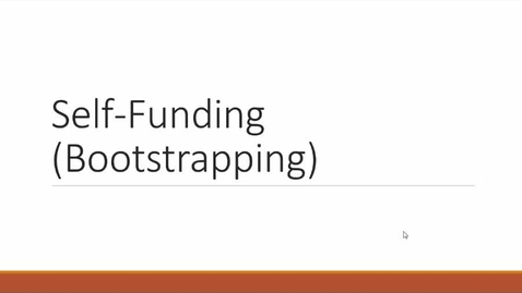 Thumbnail for B475_L05_Self_Funding