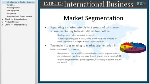 Thumbnail for B380 L10 Market Segmentation