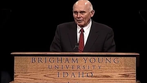 Thumbnail for Dallin H. Oaks &quot;Be Wise&quot;