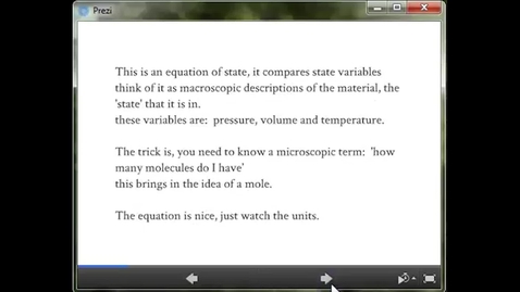 Thumbnail for Ideal Gas Law