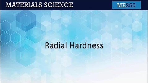 Thumbnail for ME250 11.4 Radial Hardness