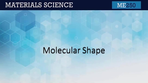 Thumbnail for ME250 3.4 Part 1 Molecular Shape And Isomerism