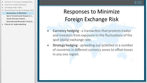 Thumbnail for B380 L5 Minimizing Foreign Exchange Risk