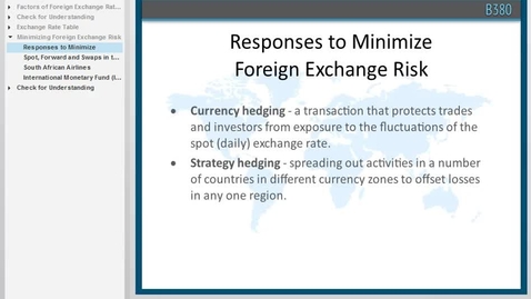 Thumbnail for entry B380 L5 Minimizing Foreign Exchange Risk