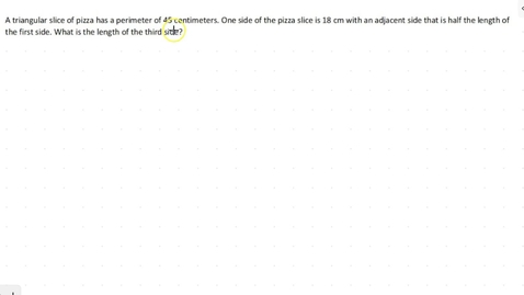 Thumbnail for Lesson 4 - Perimeter of a Triangle #7