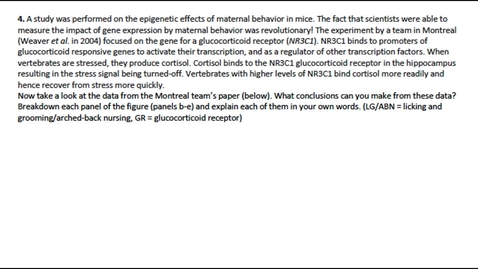 Thumbnail for Epigenetics Question 4