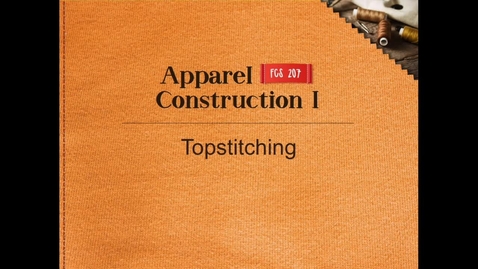 Thumbnail for FCS207_Topstitching