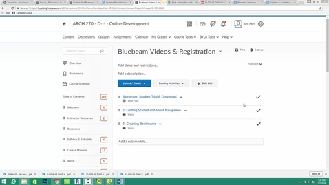 Thumbnail for entry ARCH 270 W01 Bluebeam - Download and Registration
