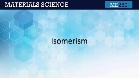 Thumbnail for ME250 3.4 Part 2 Molecular Shape And Isomerism