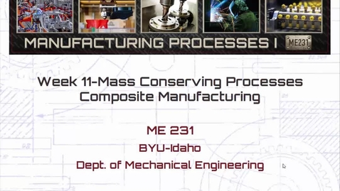 Thumbnail for ME231_Week_11_Lecture_Part_1