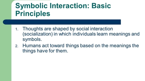 Thumbnail for Symbolic Interaction 1