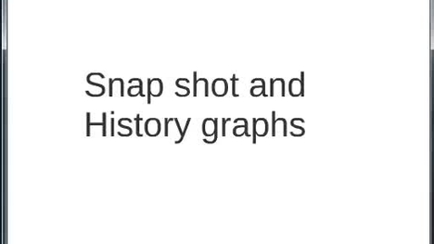 Thumbnail for W02 Snap Shot and History Graphs