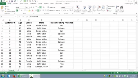 Thumbnail for Advanced Pivot Tables and Slicers