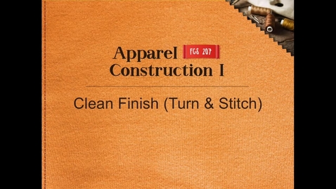 Thumbnail for FCS207_CleanFinish(Turn &amp; Stitch)