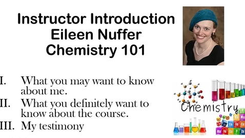 Thumbnail for Introductory video Eileen Nuffer