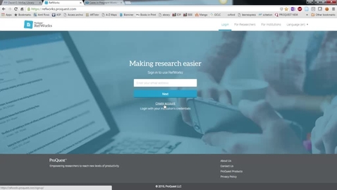 Thumbnail for RefWorks