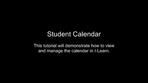 Thumbnail for Student Calendar