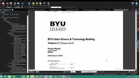 Thumbnail for ARCH 270 Video: Plan Reading- Civil Specifications