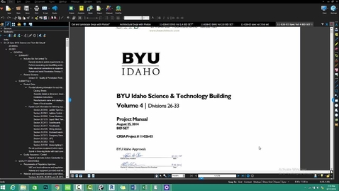 Thumbnail for entry ARCH 270 Video: Plan Reading- Civil Specifications