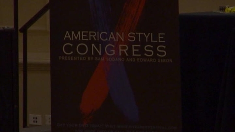 Thumbnail for entry American Style Congress 2014: Question and Answer