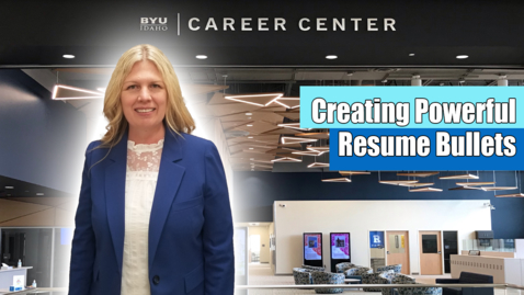 Thumbnail for Creating Powerful Resume Bullets