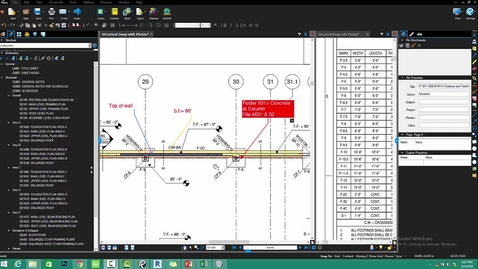 Thumbnail for entry ARCH 270 Video: Structural Modeling - Bluebeam Portion