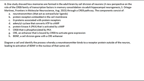 Thumbnail for Gene Regulation in Eukaryotes Question 4