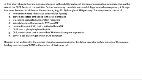 Thumbnail for entry Gene Regulation in Eukaryotes Question 4