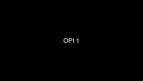 Thumbnail for 11 OPI Lecture 1